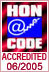 HONcode accreditation seal.